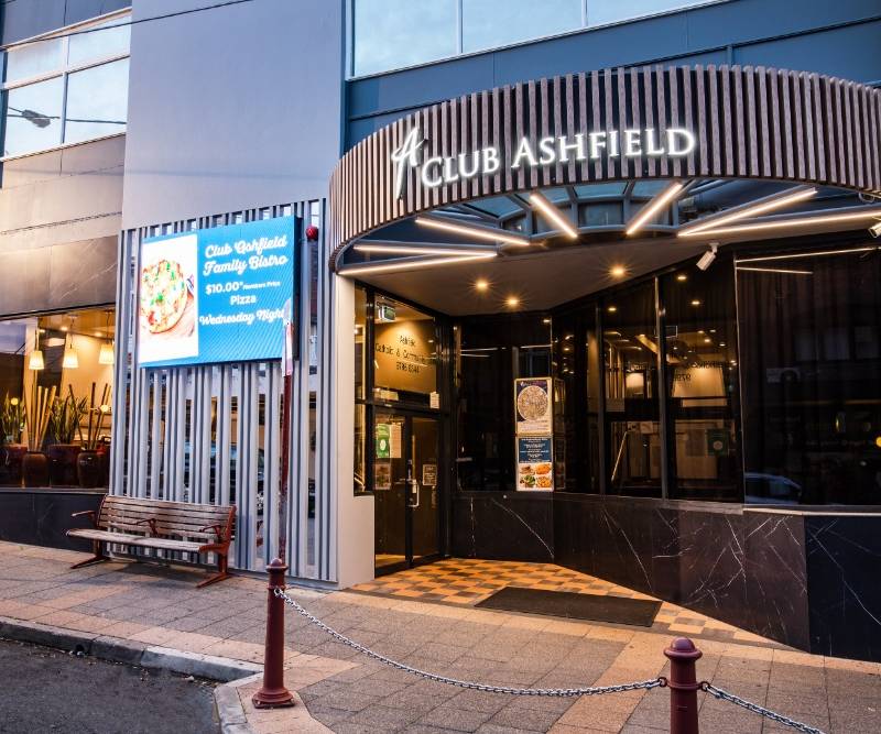 Club Ashfield Facade Renovation